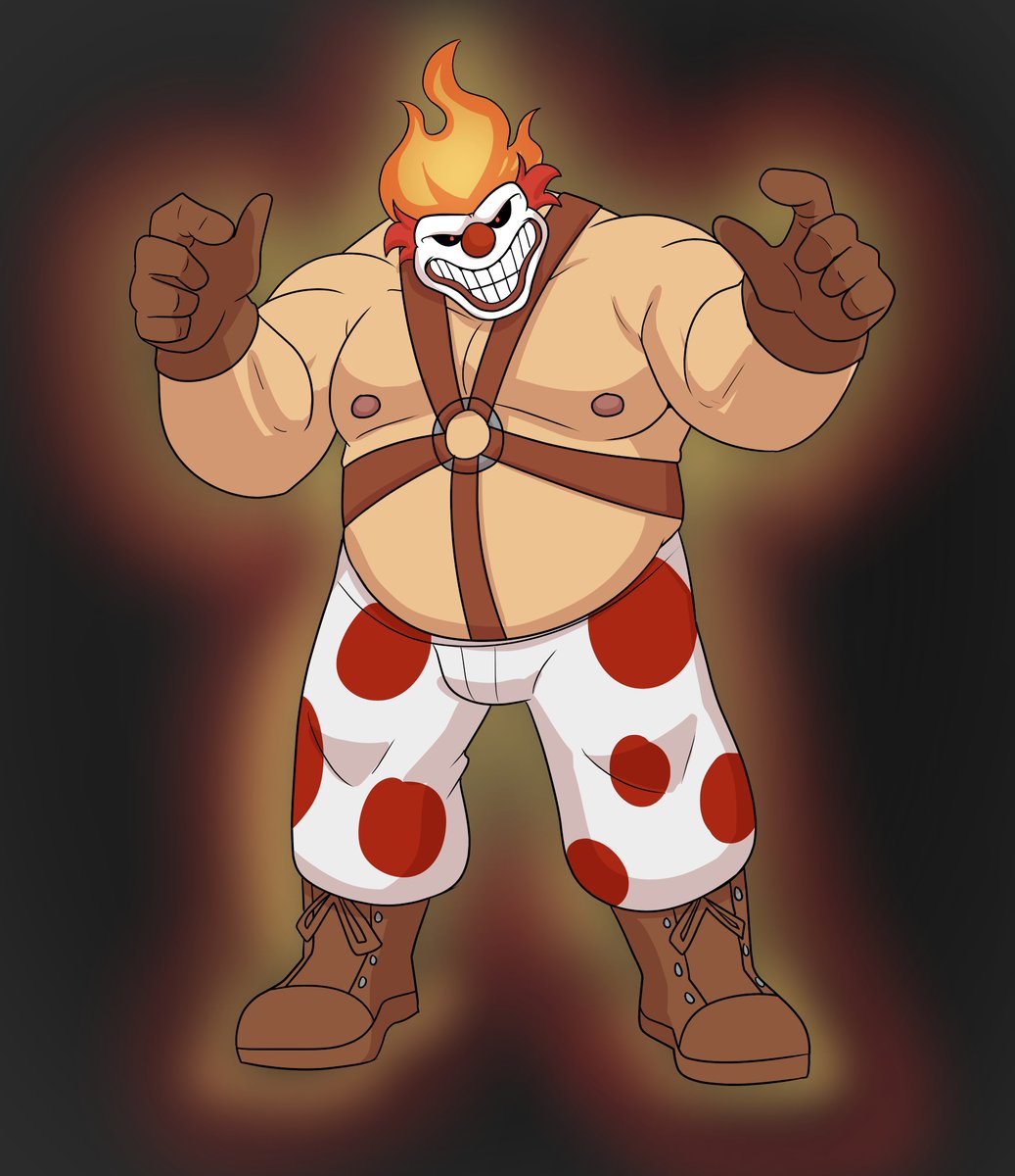 Commission for <a href="/MPToadd/">Skuzlocke🎃</a> , maybe I should get into Twisted Metal, this guy seems cool!