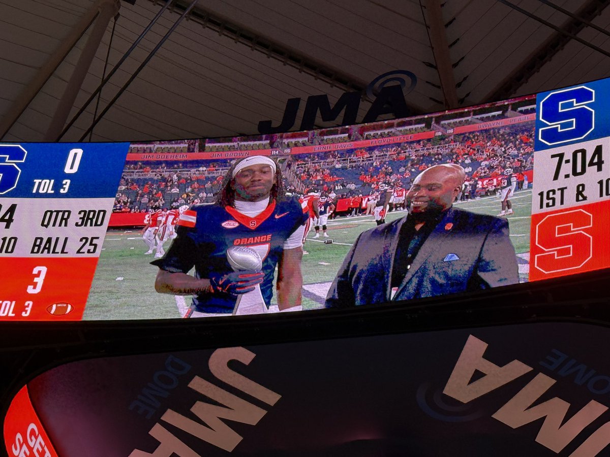 CallDT's tweet image. Some local flavor to the Orange at the 2026 Spring Game 🍊🏈

CBA Syracuse:
TE Daunte Bacheyie (19) 
OL Matthew Hawn (74)
WR Darien Williams (7)

CNS:
OL Kardiear Shepherd (70)

Pictures by Dan Tortora Broadcast Media, LLC

#Syracuse #CNY #collegefootball #Cuse #OrangeNation