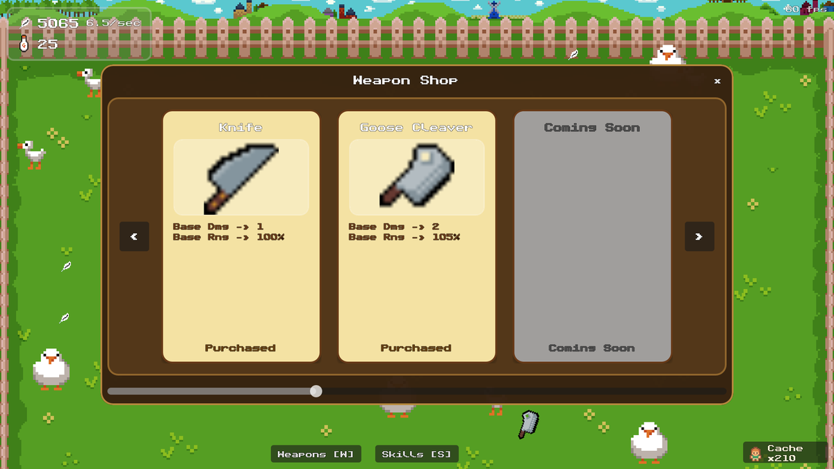GooseSluice's tweet photo. Heyo we're slowly making progress making our goose game look like a... goose game https://t.co/8hi4NLZER4