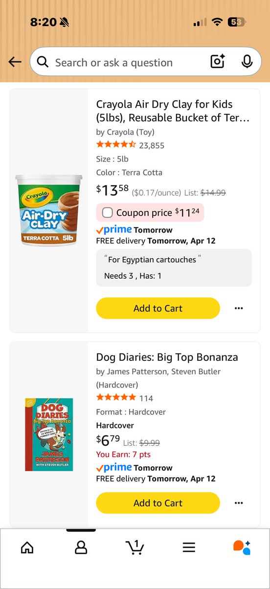 KimArata's tweet image. Still need a few more supplies to make Egyptian cartouches with my 6th graders next week. 

Can you please share my @amazon classroom wishlist to help me get the supplies to do this project?

🖌️ amazon.com/hz/wishlist/ls…

#teacher #clearthelist #teachersofx