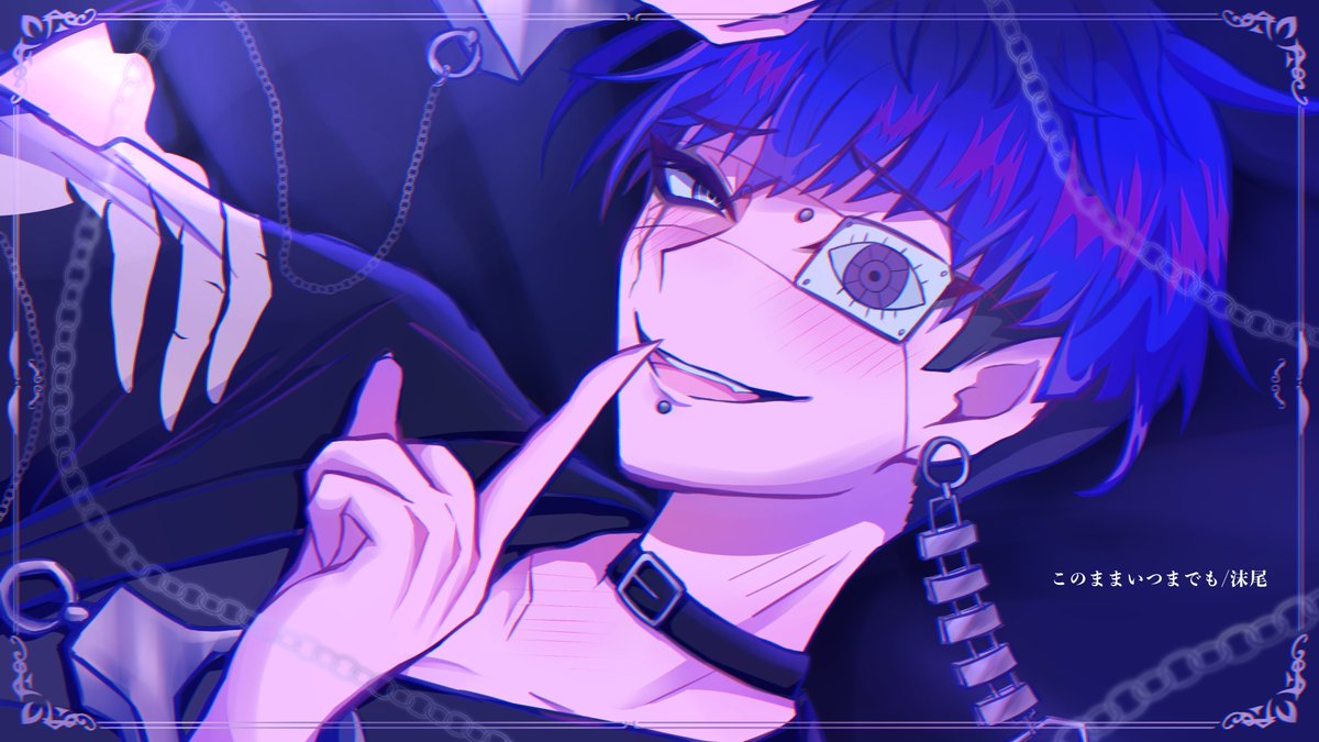 sunka_mu's tweet photo. 拓歪イメソン絵 ⛓️⋆ ࣪.✦⋆ (ツリーに原曲) https://t.co/i5fyCzM1Lk