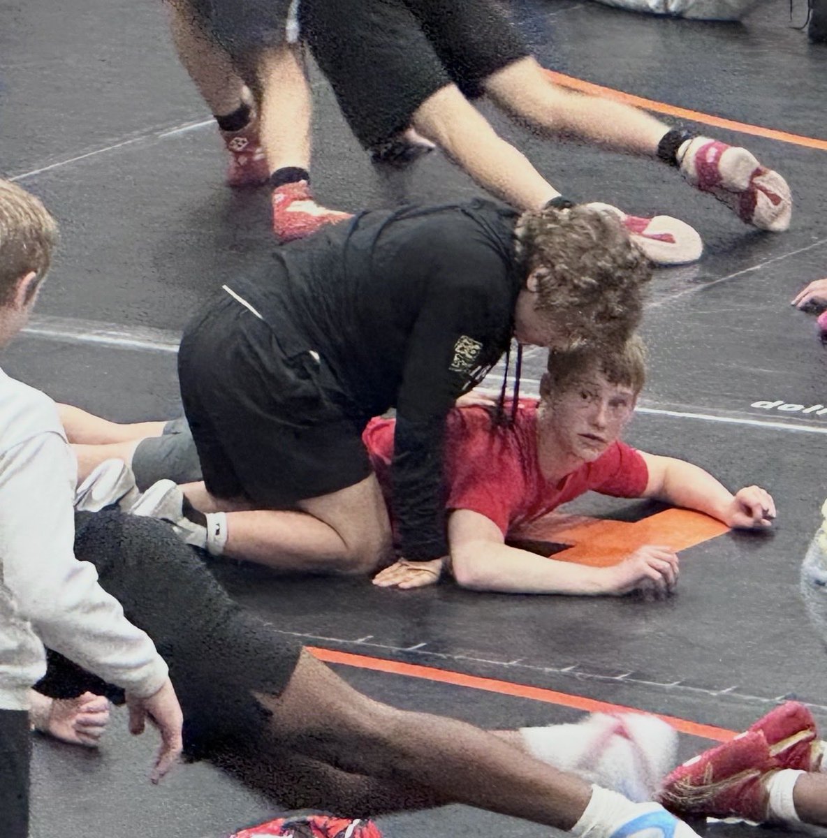 GHSWrestling_IL's tweet photo. Titan wrestlers @CooperClarke40 and Drake Davis getting some work at Greco Roman 18th Annual Developmental Camp @IlliniRTC @GHSWrestling_IL @GlenwoodSC @BCSD5_Athletics @GpaulStraube @IllinoisMatmen @TheRokfin @MatScouts1 @InterMat @jmenwrestling https://t.co/j9hOzuVwGp