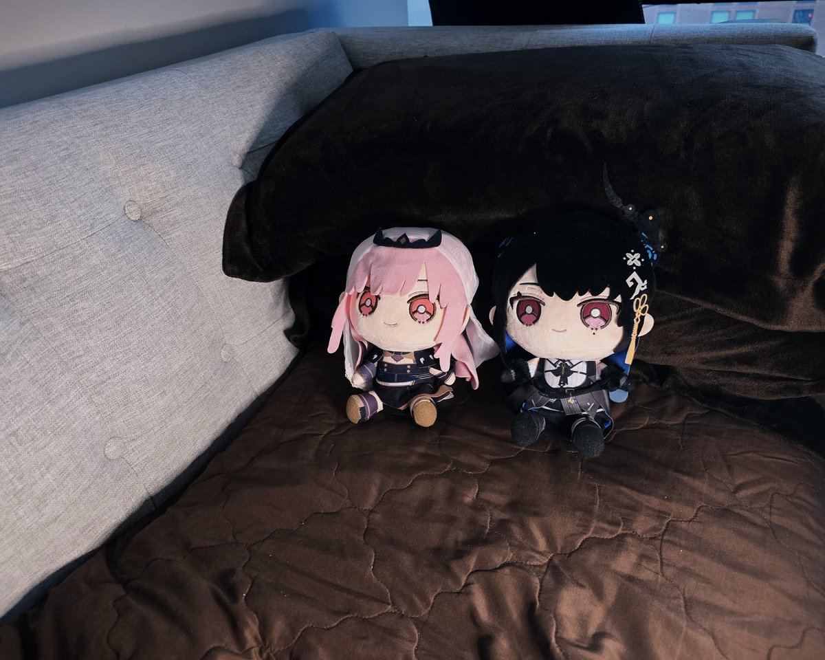thomas_t_li's tweet photo. Sleeping on the sofa again and this time it's not because my #hololive #FriendsWithU occupied my bed...the frame snapped ๐ญ https://t.co/tCCTC133U3