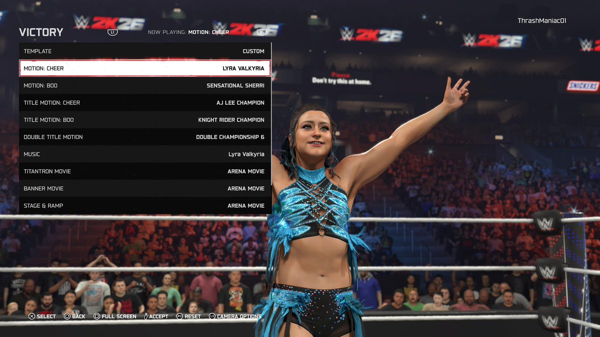 WolfpacSets_'s tweet photo. Updated Victory Motions: 

Fallon Henley
Jacy Jayne
Jazmyn Nyx
Lyra Valkyria 
#WWE2K26 https://t.co/r0IWNVpa2k