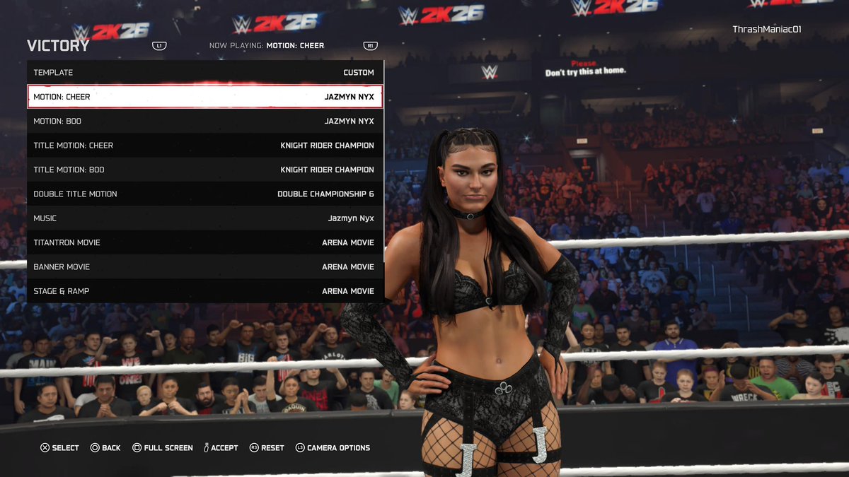 WolfpacSets_'s tweet photo. Updated Victory Motions: 

Fallon Henley
Jacy Jayne
Jazmyn Nyx
Lyra Valkyria 
#WWE2K26 https://t.co/r0IWNVpa2k