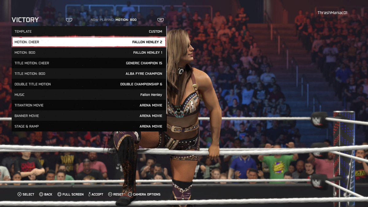 WolfpacSets_'s tweet photo. Updated Victory Motions: 

Fallon Henley
Jacy Jayne
Jazmyn Nyx
Lyra Valkyria 
#WWE2K26 https://t.co/r0IWNVpa2k