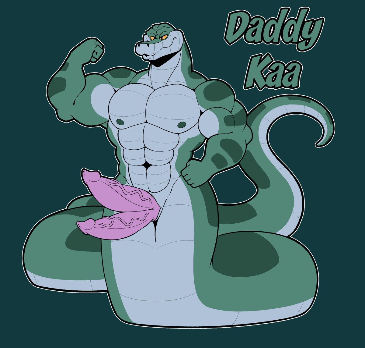 The other day I saw some anthropomorphic drawings of Kaa and it made me curious to create my own
But not content with creating one, I created two individual Kaas
Ladies and perverts, I present to you the greatest threat in the jungle
Mommy Kaa and Daddy Kaa! 🐍♀️🐍♂️