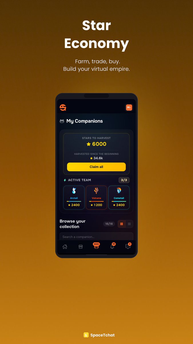 tchatspace's tweet photo. SpaceTchat is here! 🚀

💬 Real-time chat rooms
🤖 AI bots with no limits
🐾 Collectible companions
⭐ Stars virtual economy
🔒 No ads, no tracking

Try it now 👇
https://t.co/bbtzgqxCBN

#ChatApp #AI #ArtificialIntelligence #AIBot #Chatbot #Roleplay #RP #WebApp #NewApp https://t.co/p6WXTBPw27