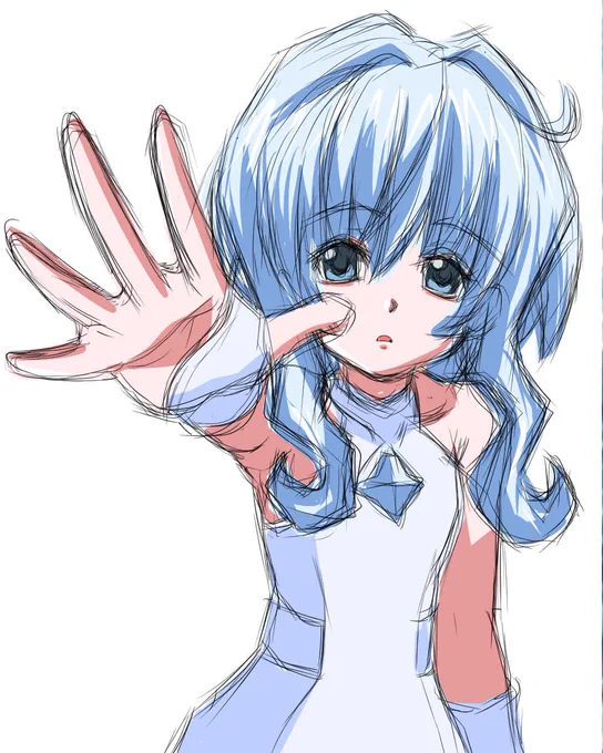 3年前に描いた サラちゃん 生成AI化しました #ガンダムビルドダイバーズ #サラ #生成AI