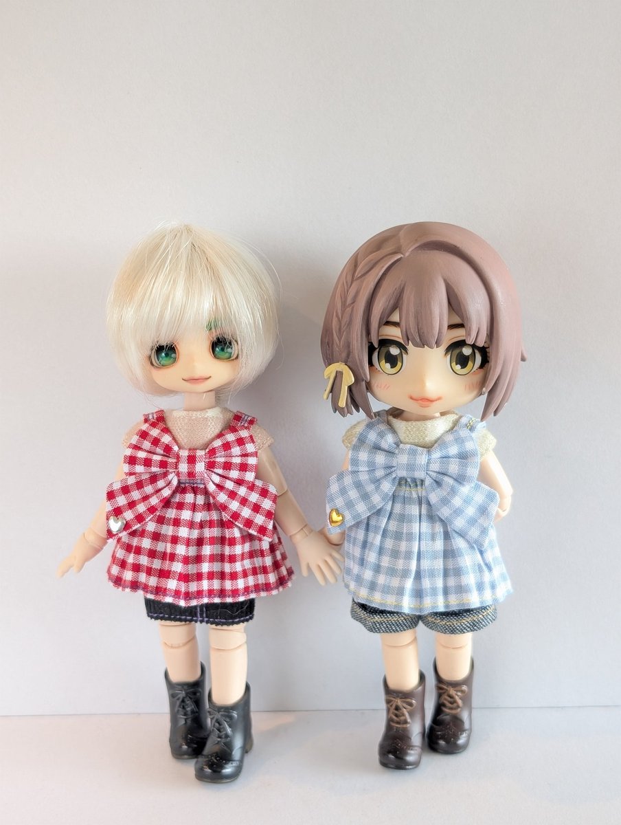 これちょっと仮置きしてるだけですけど、こんな感じで♡のワンポイントを付けるのってどうでしょう？🤔
余計かな？🤔