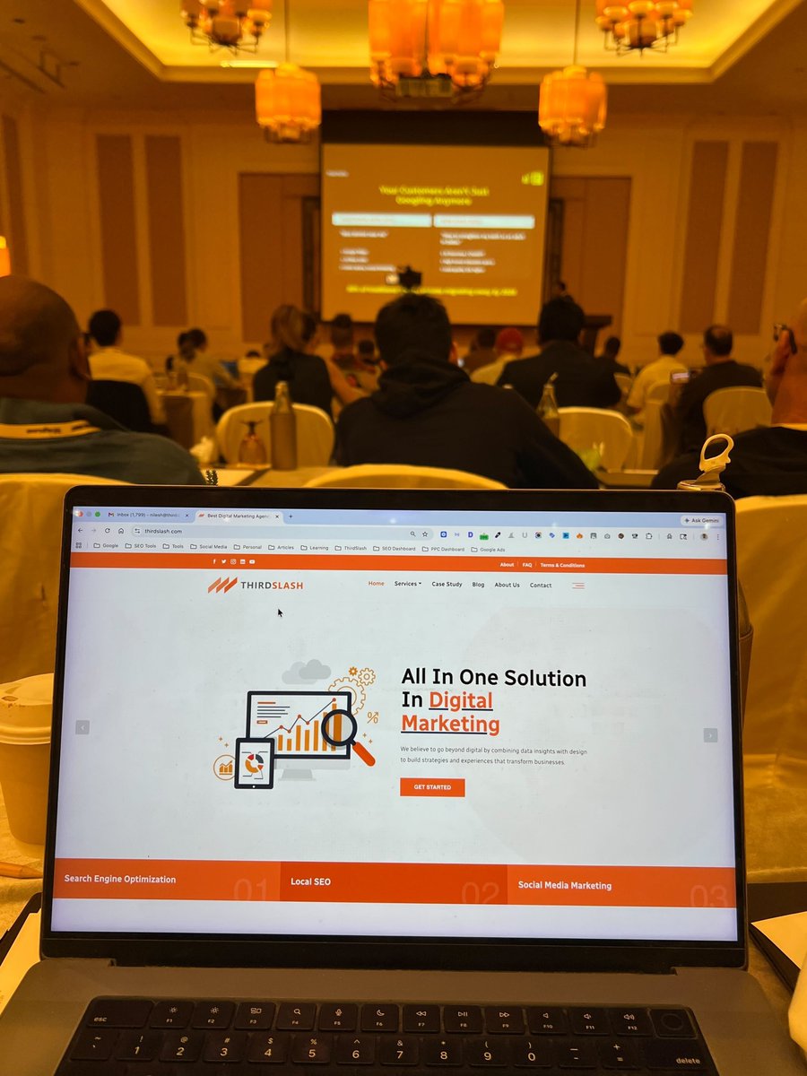 Day 2 at Phuket Summit 2026; no debate left; AI is marketing.

LLM prompting, AI agents, AI-driven rankings, Google AI mode, and trust via knowledge graphs.

If you don’t understand how AI thinks, you won’t exist in search.🚀

#PhuketSummit2026 #AIMarketing #AITools #GoogleAI