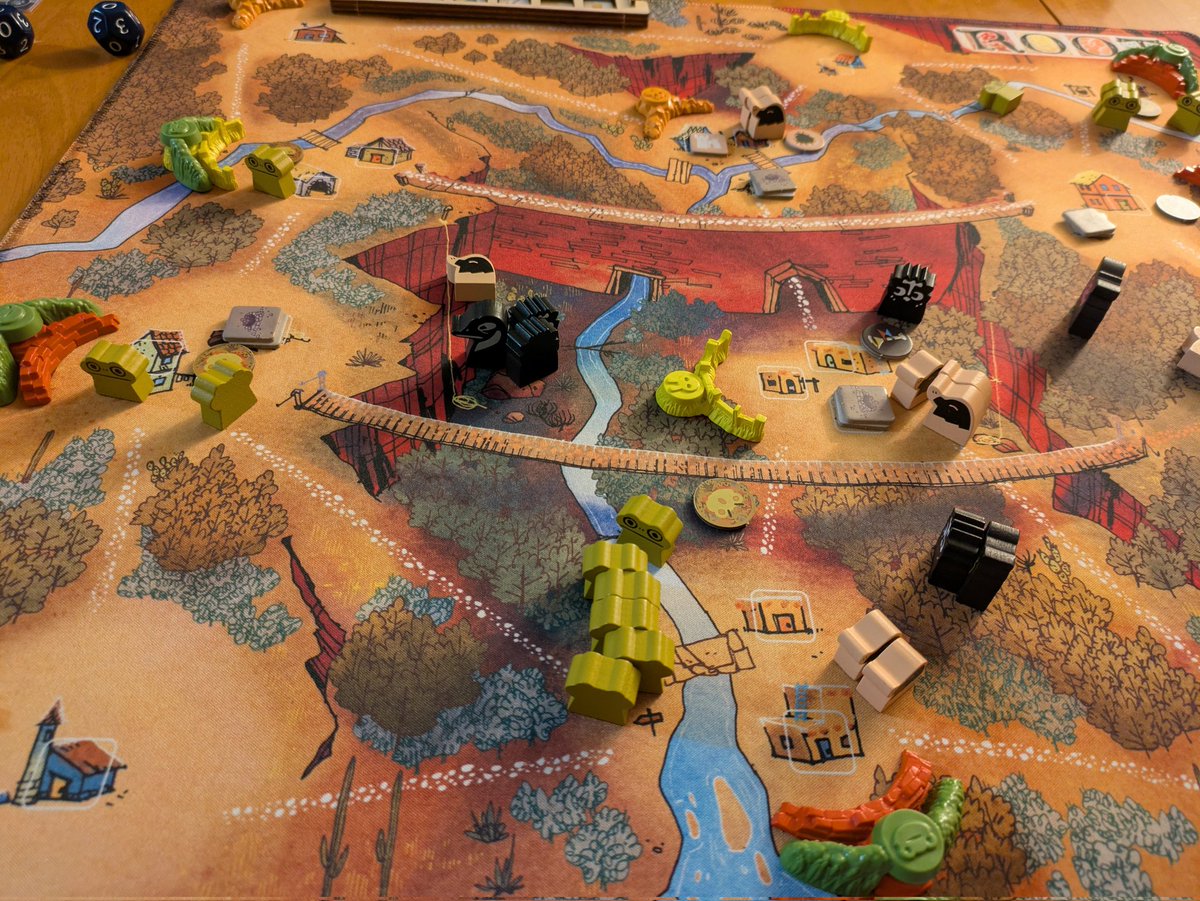 jigsawhc's tweet image. Played #Root with the Homeland expansion from @LederGames on 2026-04-11 with 3 players, winning score: 30 #bgstats #boardgames