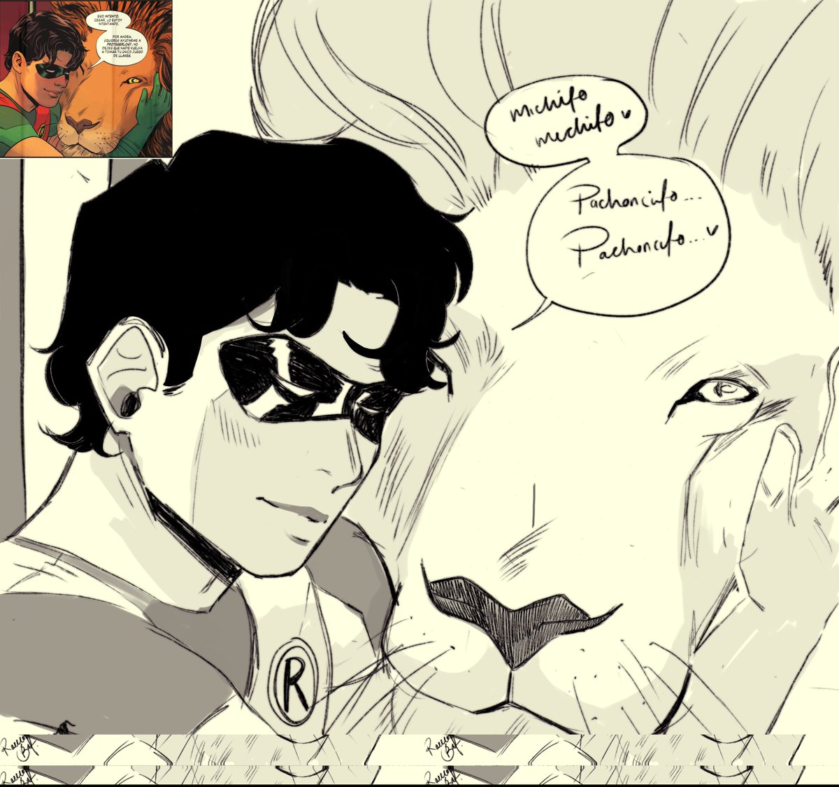 Bat_Raccoon's tweet photo. ✨🥺
#Robin #nightwing https://t.co/BmvLd3hx9X