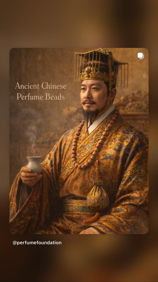 Perfumotherapy's tweet photo. Perfume was once worn to protect, not to seduce.

In ancient China, He-Sian-Zu perfume beads carried the power of botanicals, resins, and woods to heal and harmonize.

This ancestral art is almost lost.

We invite you to rediscover it.

https://t.co/xD556gL8c6 https://t.co/OJENiHMKw9