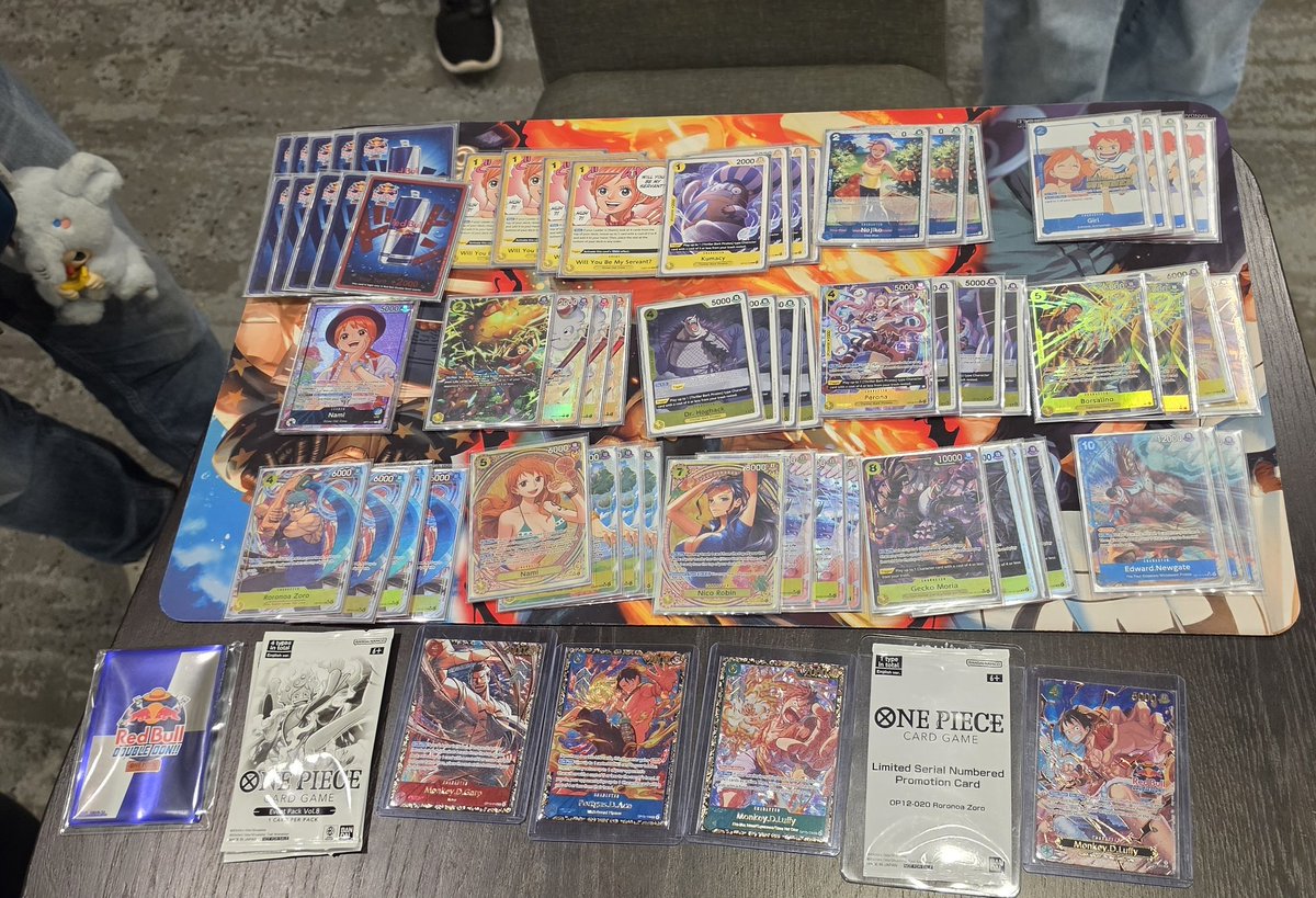 OrangeSamuraiD's tweet photo. Event: @redbullgaming Double Don!! Challenge Finals
City, State: Milwaukee, WI
Date: 04.11.26
Players: 150
Runner-Up: Daniel Masso @DanielMass33777 - Blue/Yellow Nami
#OnePiece #OnePieceCardGame #OnePieceTCG #OrangeSamuraiD #OPTCGTopList #DoubleDon #RedBull https://t.co/lNd1ajAtAf