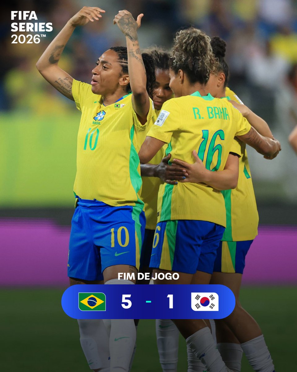 fifaworldcup_pt's tweet image. Grande vitória brasileira na estreia no #FIFASeries 🇧🇷✨