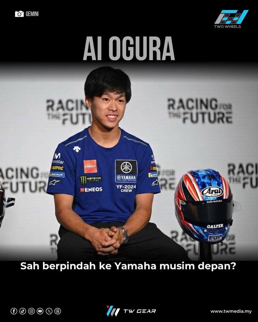 Perkembangan terkini mengenai perpindahan Ai Ogura ke Yamaha Factory Racing kini bukan sekadar spekulasi biasa, tetapi sudah berada pada tahap ‘done deal’ menurut beberapa laporan termasuk Motorsport.com. Difahamkan kontrak telah pun dimeterai m… instagr.am/p/DXBD-dPFpc6/