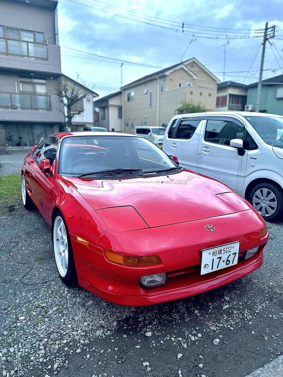 Z1208M84FS's tweet photo. #sw20
#mr2
#愛車納車記念日
#TOYOTA
#ガレージアール三郷店
愛車がうちにきて丁度1年経ちました！
これからと各地の名所や景色へ赴き、沢山の思い出を作っていき、最後の最後まで一緒に過ごしていきます。 https://t.co/0KeFIK00Iy