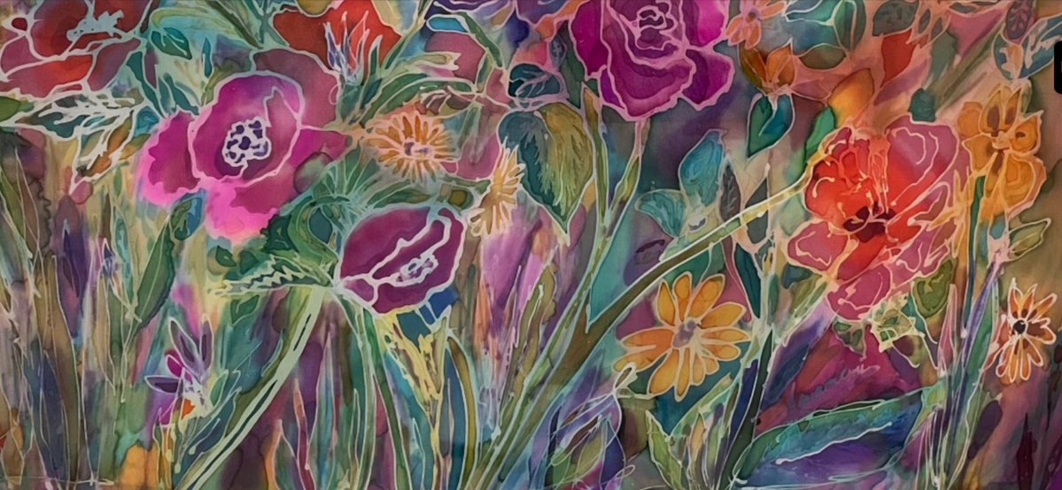 janai_ami's tweet image. “Outside the Master’s Studio” (Topanga Canyon)
#art #floral #flowers #painting