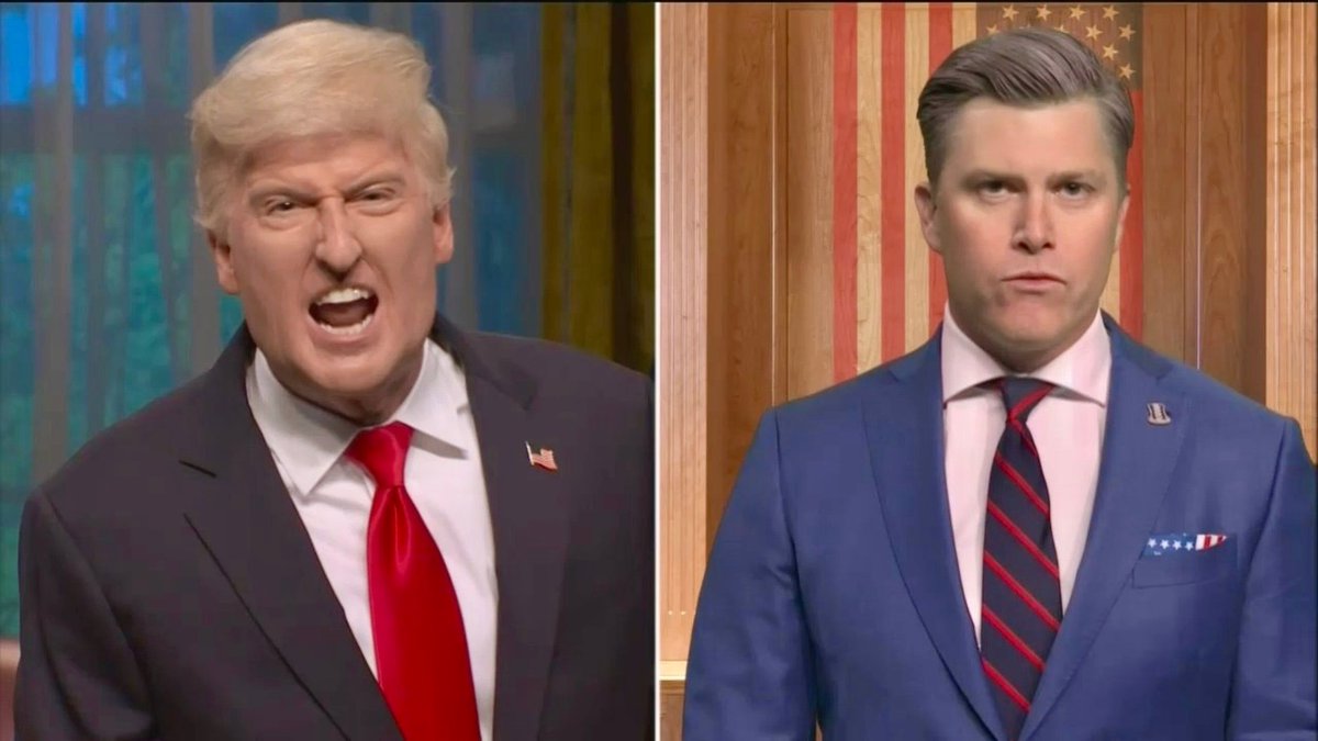 thesnlnetwork's tweet photo. James Austin Johnson says Live from New York! for the 50th time, remains in 5th place all-time
Colin Jost says Live from New York! for the 16th time, moves into 35th place all-time
#SNL #LFNY https://t.co/p8anduEv4t