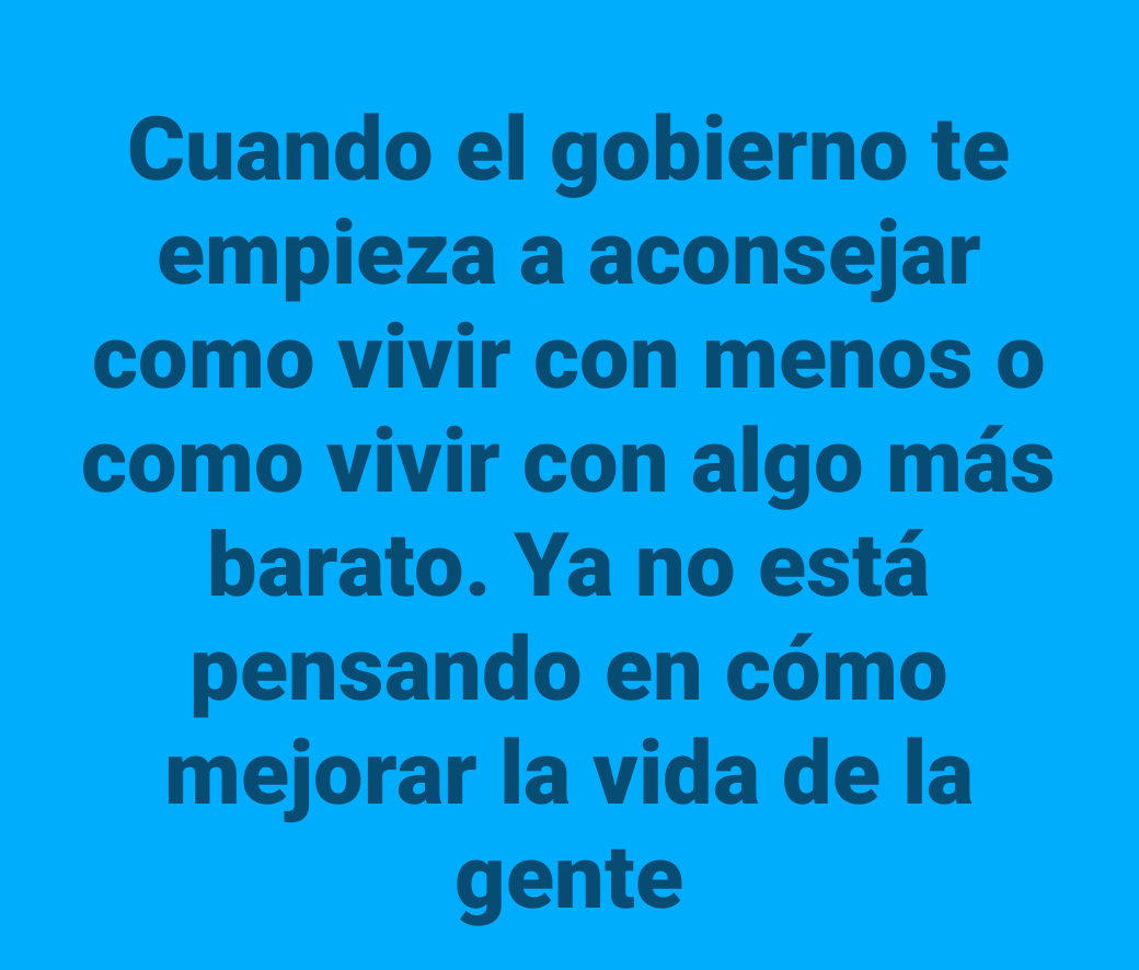 La gente empieza a normalizar  y justificar la mediocridad te das cuenta q el país se fue a la chingada