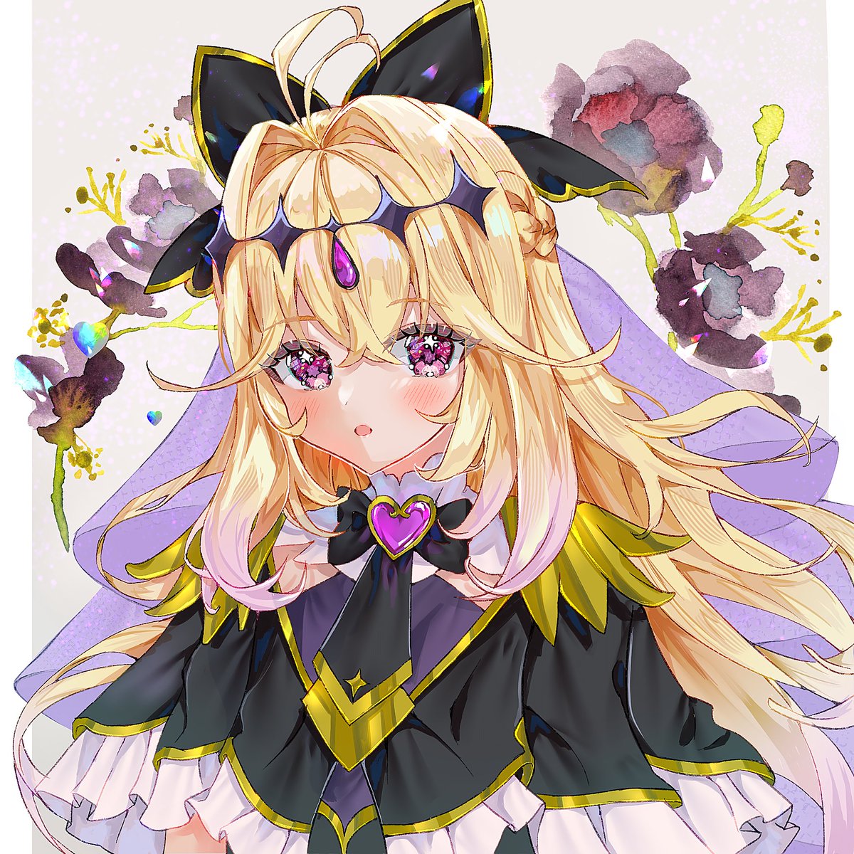 #キュアアルカナシャドウ #名探偵プリキュア  #たんプリ #precure
アルカナシャドウ変身記念✨pixivに載せてた初描きアルカナシャドウ再掲 