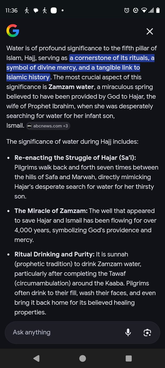 Within our lifetimes, if we are physically and financially able, let us  repeat the story about the angel striking the dry land to create the spring that saved our ancestors' lives; may our machines hold water in such a way that our planet does (even after they don't).