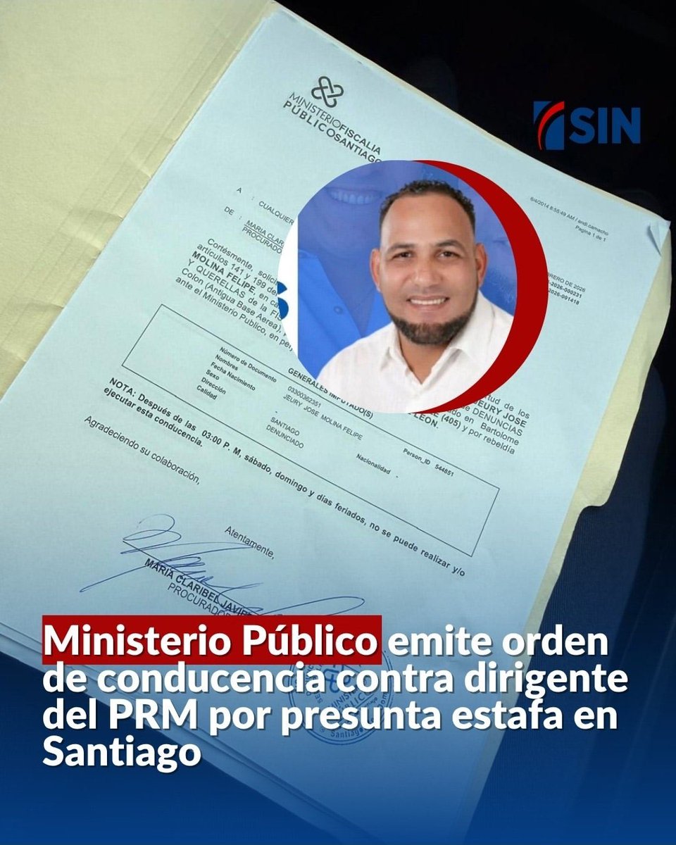 franchiscastill's tweet image. Otro del cártel del @PRM_Oficial involucrado en lo que mejor saben hacer extinción y narco . #EhPaFueraQueVan