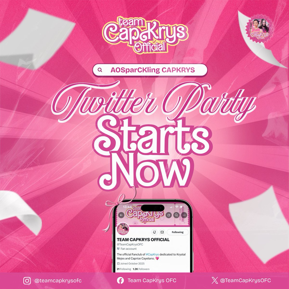 TEAM CAPKRYS TRENDSETTER tweet media