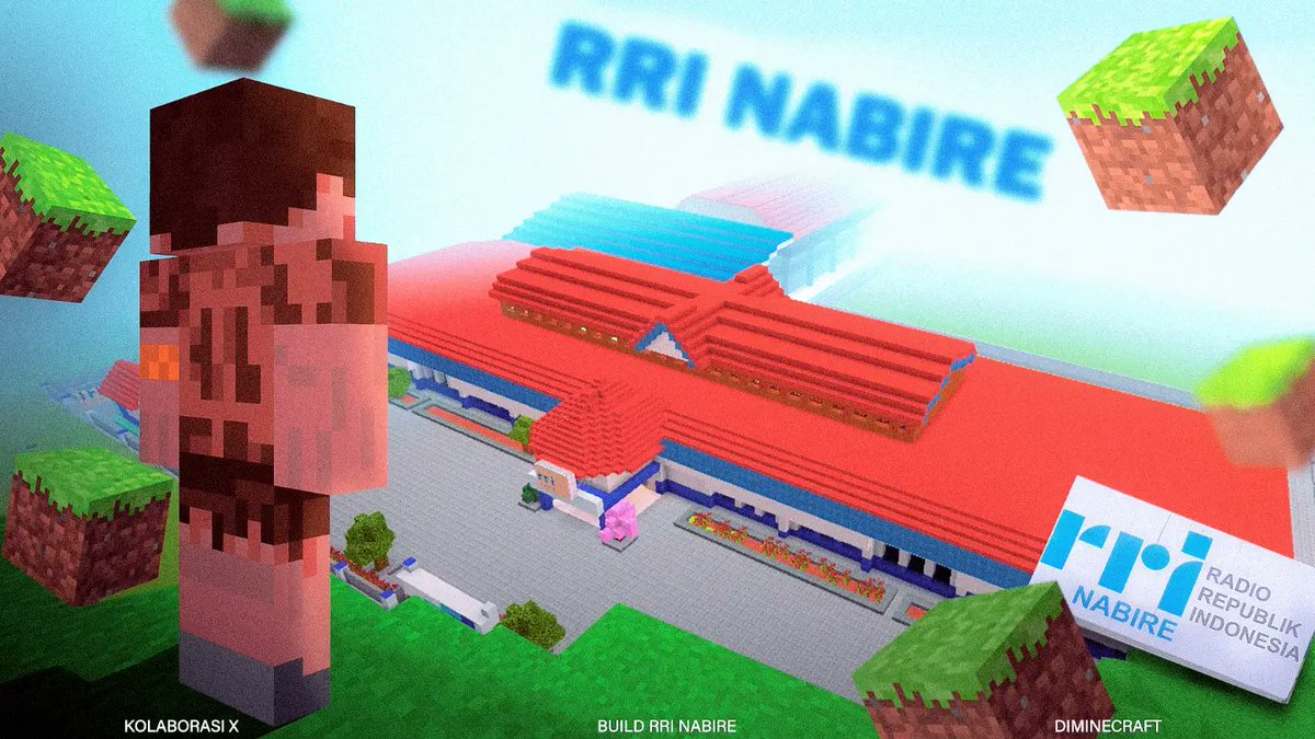 douwbasilius's tweet photo. BUAT RRI NABIRE | @rri_nabire TERBESAR DI MINECRAFT !!!! 🔥🫶🏻

Pertama kali build Barang RRI NABIRE di Sekmen Kolaborasi X Minecraft !!

Cek 🫵🏻👇🏻
Full Video Di Channel YouTube
Basilius Douw 

Link Channel 👇🏻:
https://t.co/oqEpnohO8x

#minecraft
#minecraftindonesia #rrinabire https://t.co/eBod7ss0dG