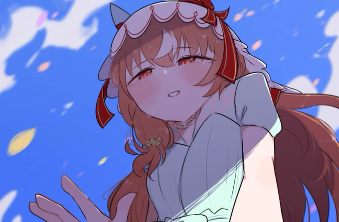 「疲れたでしょう…? 今はゆっくり休んで… わたしはずっと、ここにいるから…」