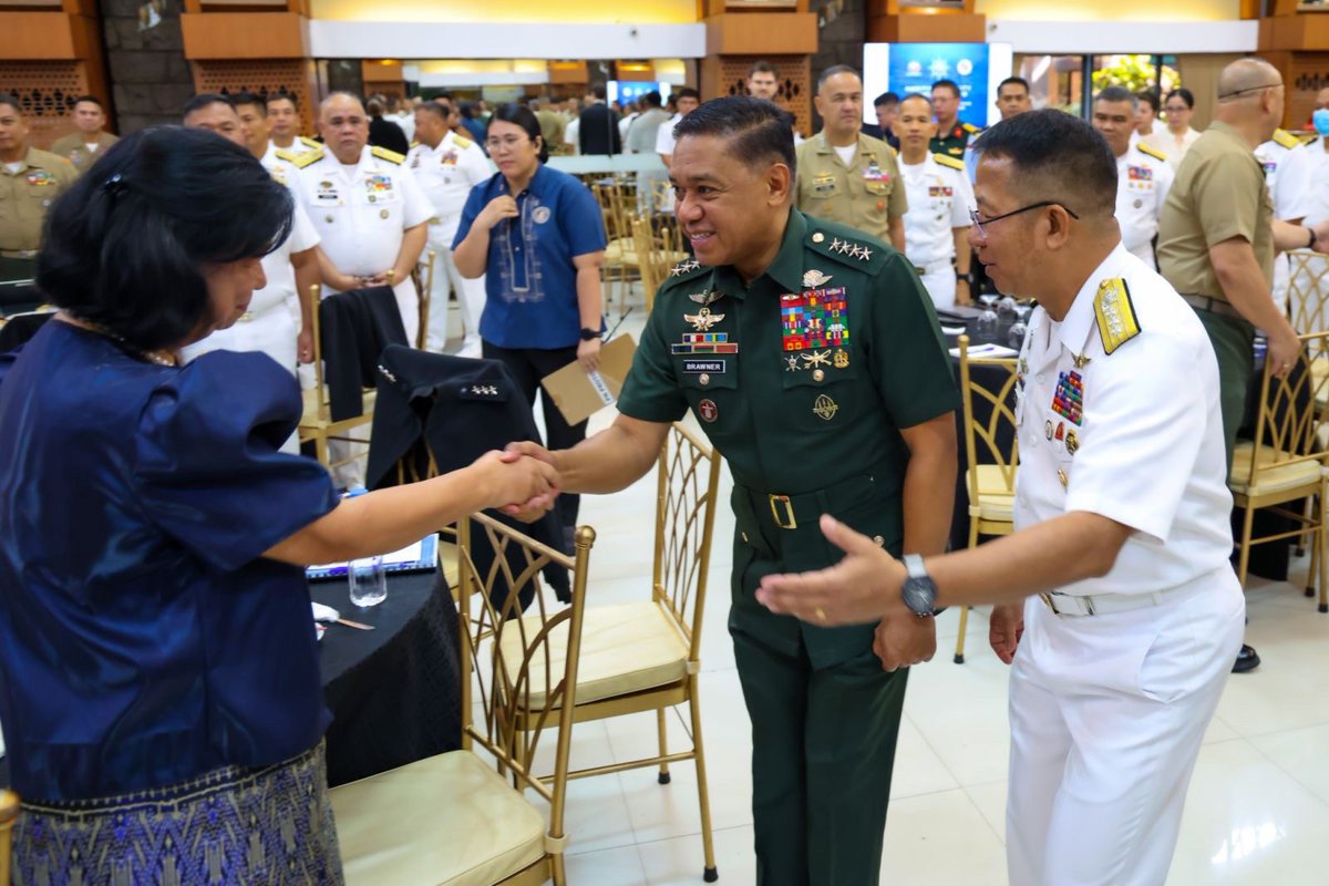 TeamAFP's tweet photo. AFP Chief of Staff Emphasizes ASEAN Unity at Maritime Security Symposium

Emphasizing the importance of ASEAN unity in addressing evolving maritime challenges, Armed Forces of the Philippines (AFP) Chief of Staff General Romeo S Brawner Jr. took part in the Maritime Security Symposium 2026 on April 10, held here under the theme “Maritime Security in Southeast Asia: Navigating Continuity and Change Through ASEAN.”

In his remarks, General Brawner underscored the importance of unity among ASEAN member states in regional stability, “ASEAN has always drawn its strength from unity of purpose. That unity must continue to guide us not only in preserving what we have built—but in shaping what comes next."

The CSAFP further highlighted the role of the symposium as a platform for meaningful collaboration and collective action among regional partners, “Let this symposium serve not only as a venue for dialogue, but as a shared commitment to act with clarity, to cooperate with purpose, and to uphold a maritime domain that remains a source of stability and connection for all,” he added.

The Maritime Security Symposium, launched by the Philippine Navy in 2015 as part of its anniversary activities, serves as a vital platform for maritime stakeholders to exchange insights on emerging issues and strengthen cooperation toward a safe and secure maritime environment, while reinforcing the Armed Forces of the Philippines’ commitment to safeguarding national sovereignty and promoting regional stability.

Photos by SSg Ambay PA / PAOAFP

#AFPyoucanTRUST
#OneAFPOnePhilippines
#StrongAFPStrongPhilippines
#OurSeasOurRightsOurFuture
#MatatagNaSandigan 🫡🇵🇭

Visit us on our official social media accounts:
Facebook: https://t.co/sIySDUnVcc
Instagram: https://t.co/WtbzbXV9uB
Twitter/ X: https://t.co/tDgqOPV93t
Threads: https://t.co/20Ya7qBmdQ
YouTube: https://t.co/4gqGm0ApXV