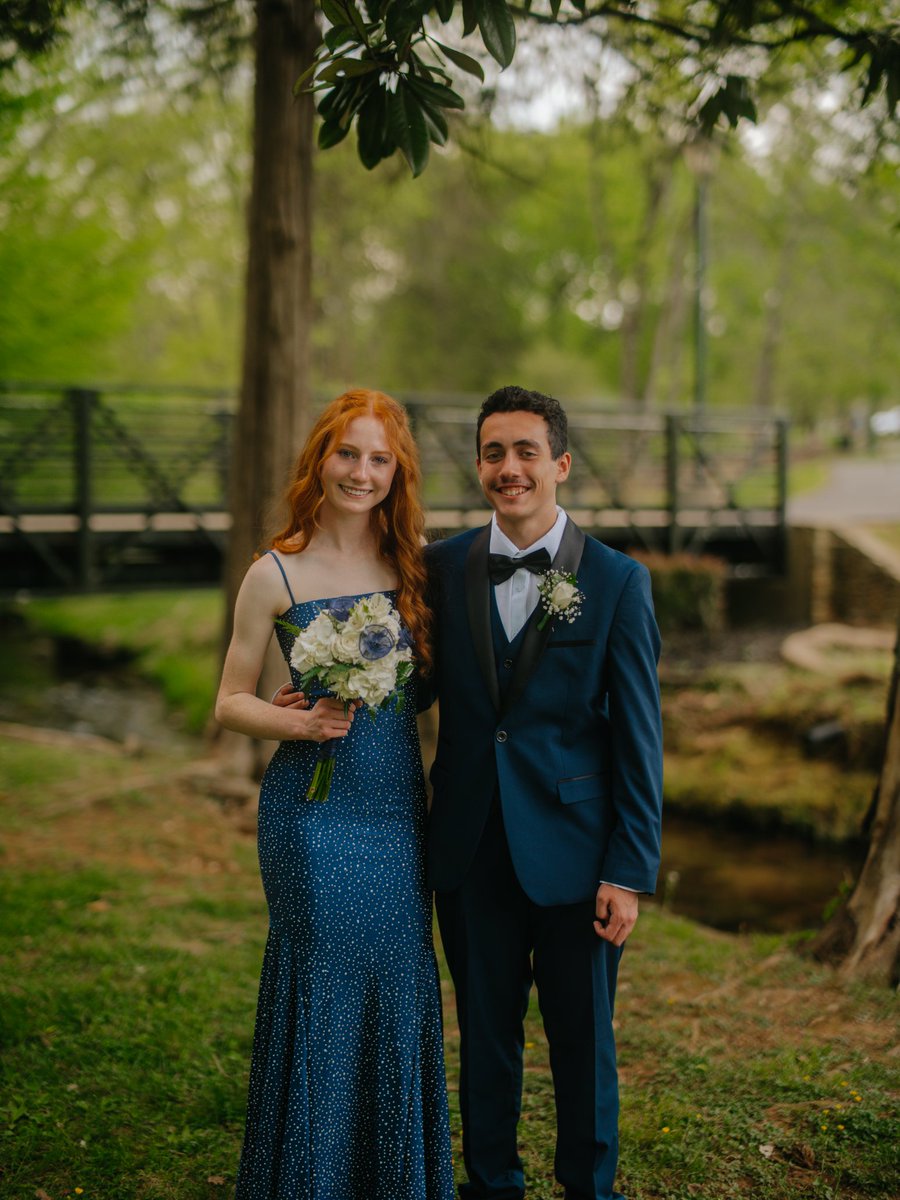TinaMortonRRT's tweet image. My baby and his lovely redhead on their way to her prom. #prom2026