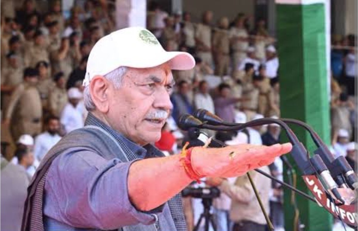 The “Drug-Free J&amp;K” movement led by LG Shri Manoj Sinha marks a turning point in the fight against narcotics. Voice for Peace &amp; Justice proudly stands in solidarity—this is a battle for our youth, our future, and a healthier Jammu &amp; Kashmir. United, we will win. 🇮🇳 <a href="/PMOIndia/">PMO India</a>