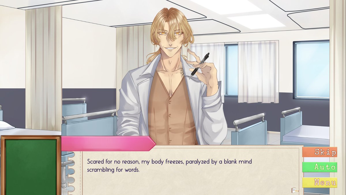 BoopRicebits's tweet photo. 📚🍦

I cannot believe that we're getting the full revamp next week! Played the demo this weekend - there's so much to love I forgot my screenshot key. ><

🎮: Teachers. With Love and Passion. by @HoneyBunny_OF &amp; @NeoclassicGames

#VisualNovel #Otome #IndieGame #IndieDev

(1/2) https://t.co/0eA7uoNS2O
