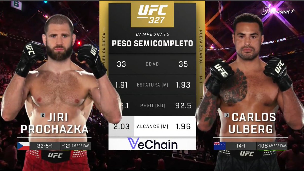 PPlusDeportes's tweet photo. Llegamos al clímax de la noche donde un nuevo campeón nacerá.
#UFC327 | #UFCEnParamount https://t.co/EzmQtcK0pD