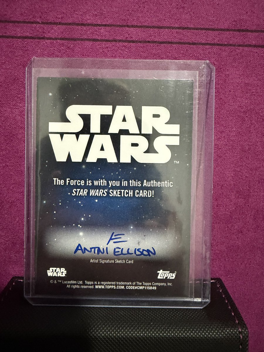 ColinRusch's tweet photo. Star Wars fans, how’s the hit?? Sketches are 1/1 but very unsure on comps, any help is appreciated!! @CardPurchaser https://t.co/nYeW9MKoDI