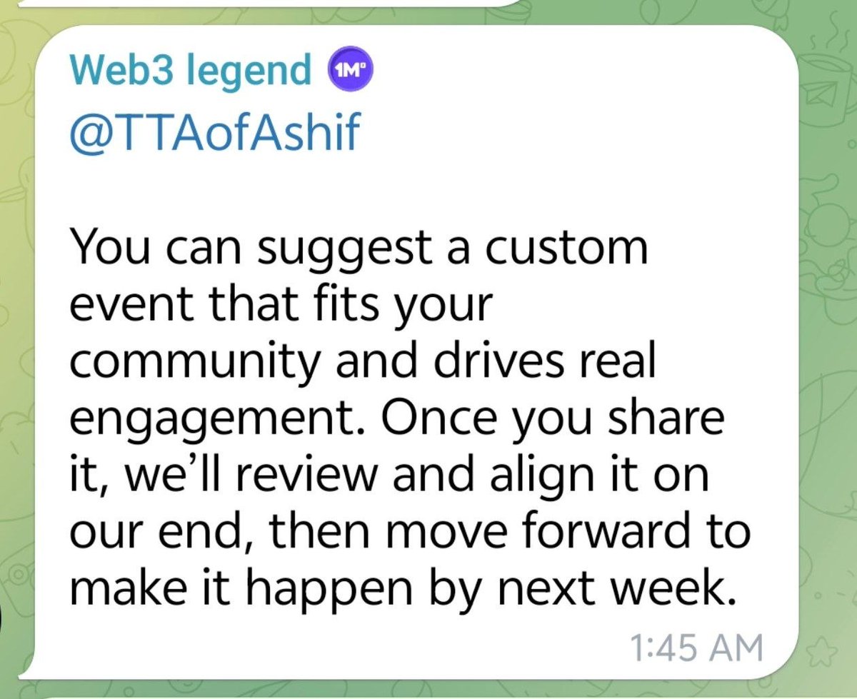 Ashif_TTA's tweet image. 🌊 @1MAX_GLOBAL Community — We need your ideas!

What type of custom event should we launch next?

Tell us in the comments 👇
🔸 How much deposit?
🔸 Required trading volume?
🔸 Reward structure?

💥 Let’s create event together 🔥

#Ashif_TTA #custom #1max #exchange