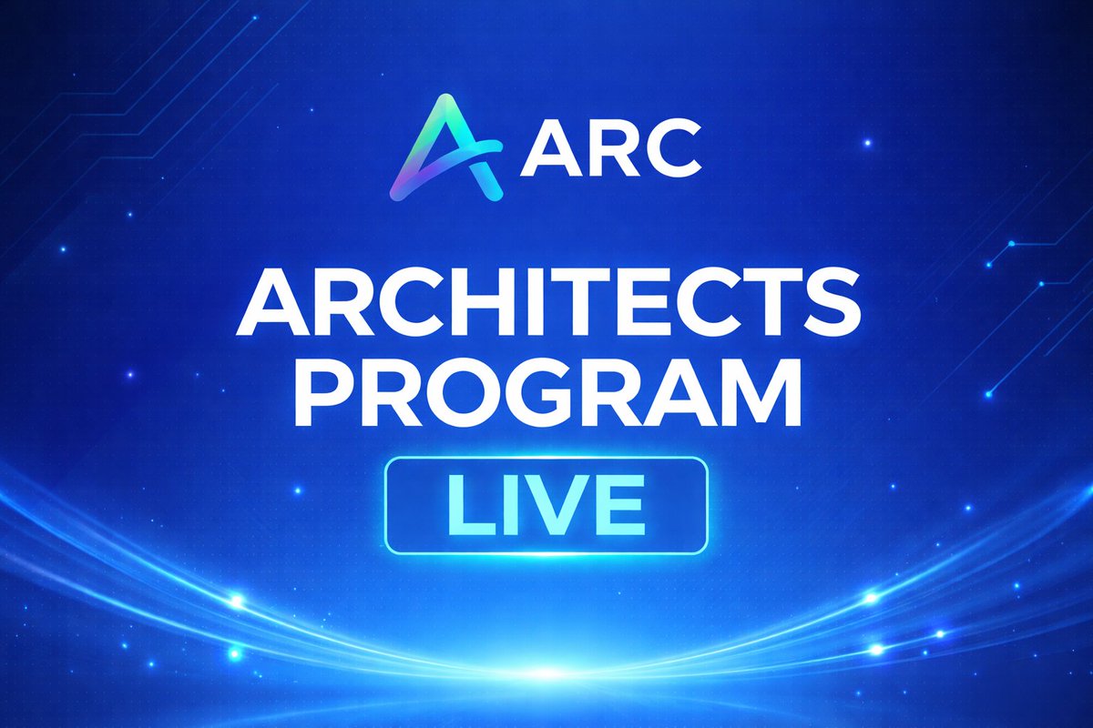 Most people are still sleeping on this 👀

<a href="/arc/">Arc</a>

A Layer 1 exploring AI agents on-chain.

They just opened their Architects Program (points + badges).

Easy way to get started:

• Join: community.arc.network
• Create your account
• Apply for the program
• Wait for approval