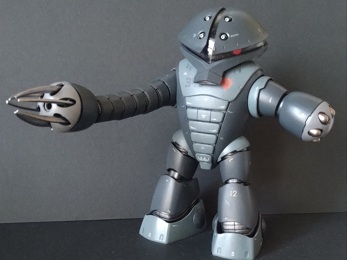 腕伸びーる版のHGアッガイ
普段どうやってこの長さが格納されてるんだろう🤣
#ガンプラ好きな人たちと繋がりたい