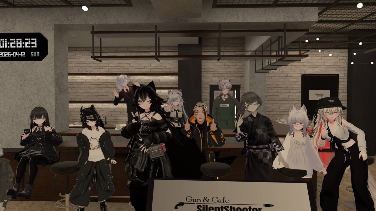 Laviiii0x0's tweet photo. #GCSS #VRChat
昨晩の営業風景📸
新店舗になってカフェスペースがゆったり広くなったので人数が増えても安心👍
冷蔵庫も設置されたので、冷えたエードの提供も完璧！
私のPCも新しくなるので次回営業はHMDで接客出来ます💪
次回営業もご来店お待ちしてますね☺️ https://t.co/FQjFmZe7Qr