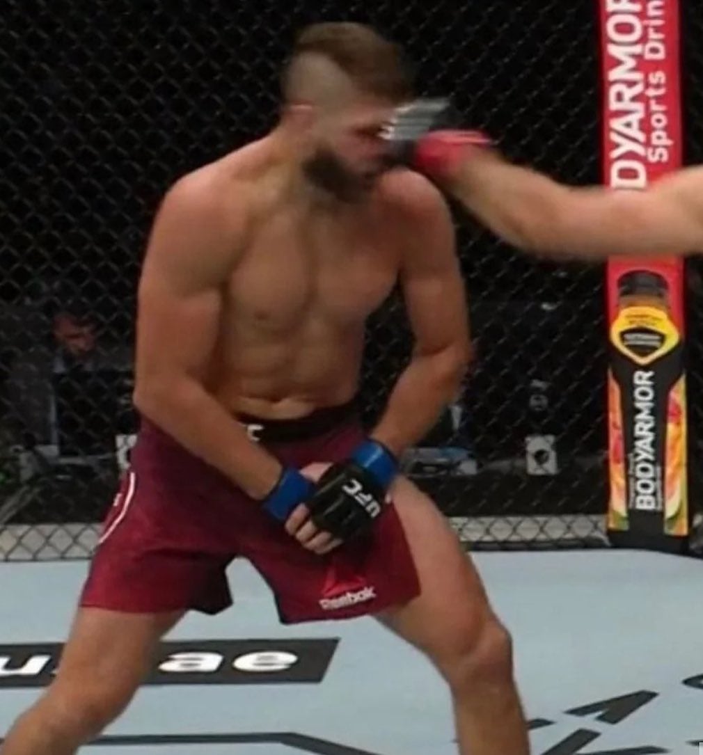 "Jiří, he popped his Achilles.  Go for the finish!"

Jiří Procházka: