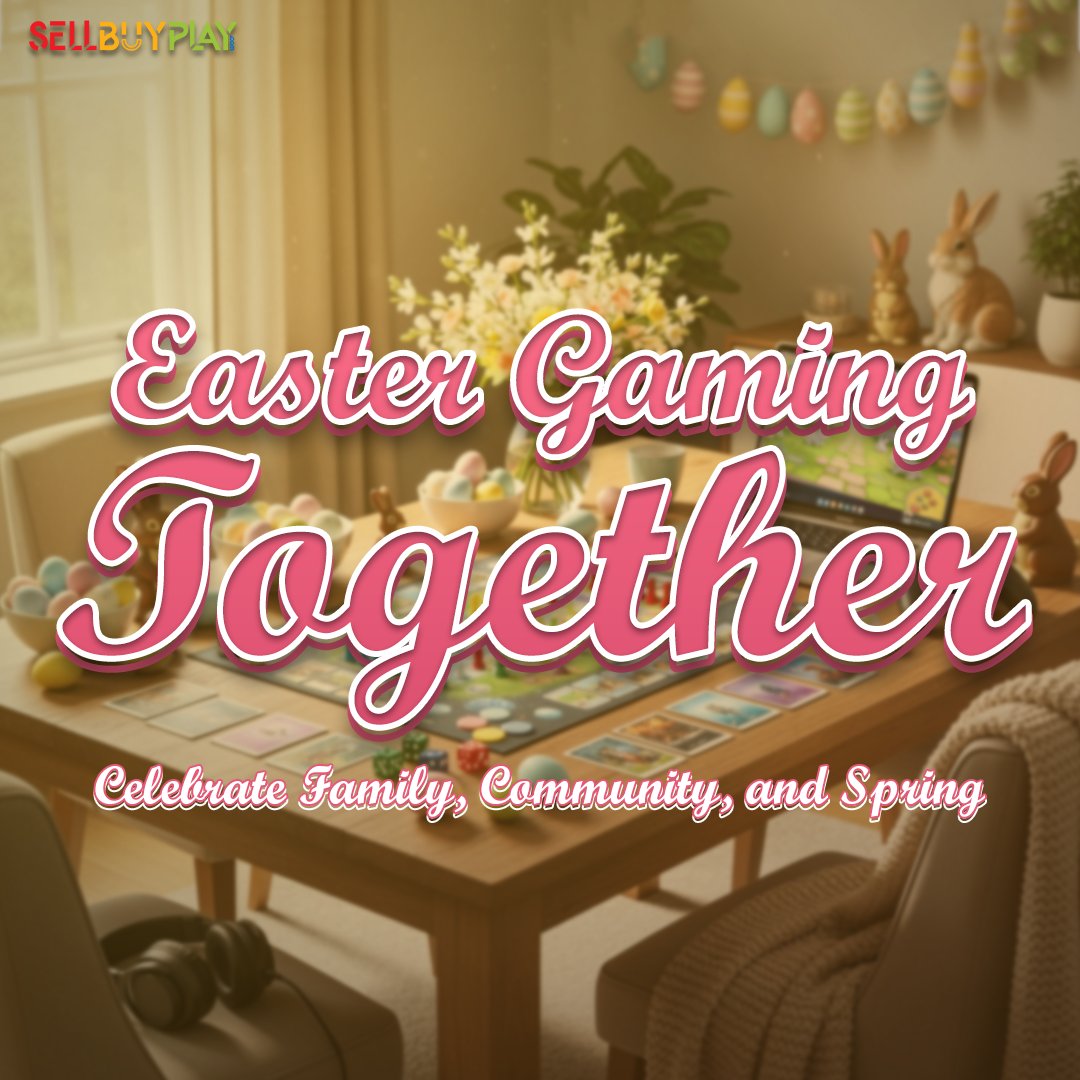 SBPlay2Earn's tweet photo. Easter carries powerful emotional themes. These psychological triggers make the holiday perfect for playing videogames.

We live for these moments!

Gaming turns Easter bonds into epic respawns. 🎮🥚

#EasterGaming #GamingLife #FamilyGameNight #SellBuyPlay #SBP #GamingCommunity https://t.co/yiwVlUIJ5h