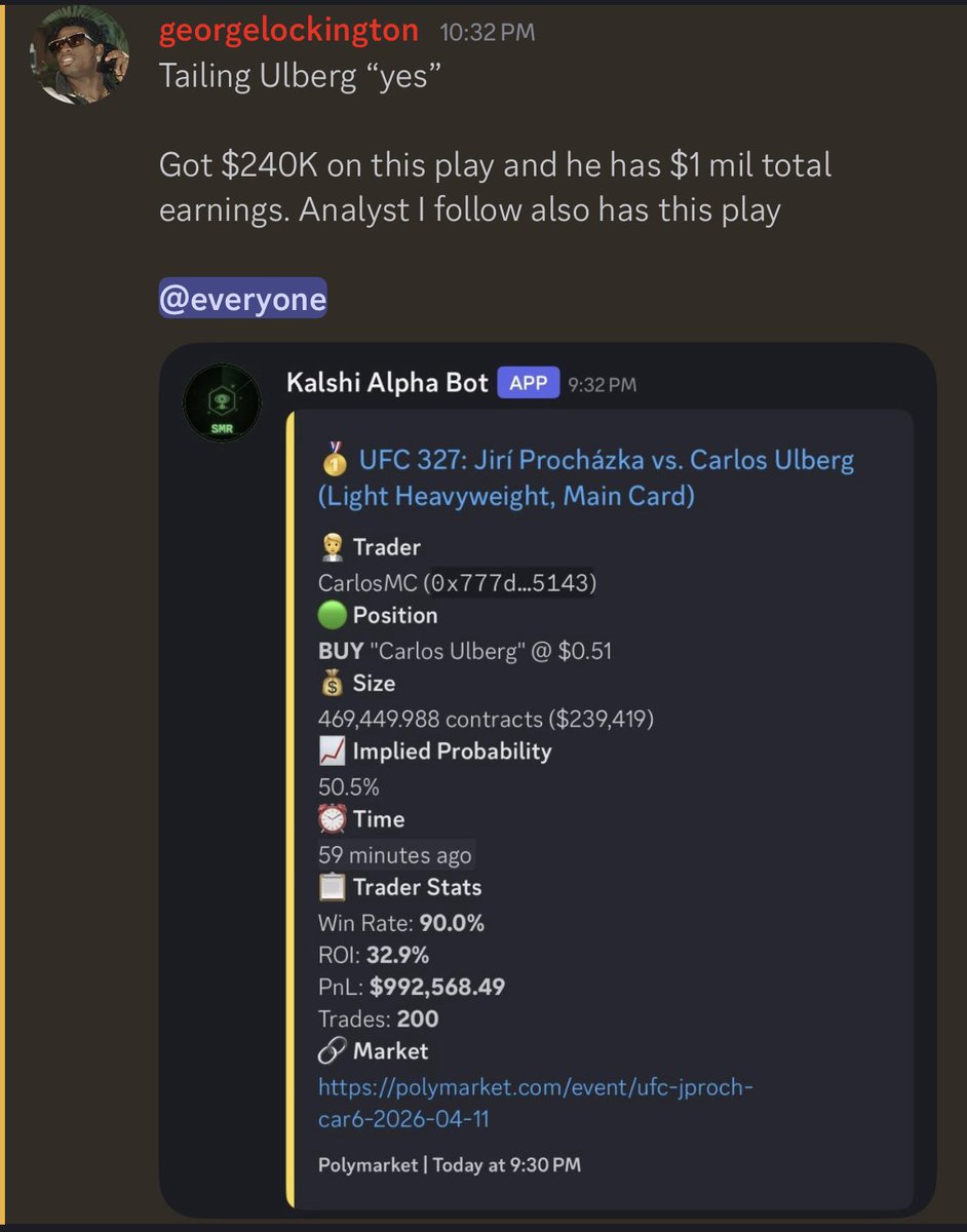 SMR | Top Kalshi Trader Tracker tweet media