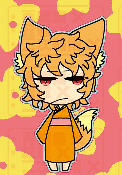 #illustration
one-pieceより　クロコダイル
創作より　ひーちゃん