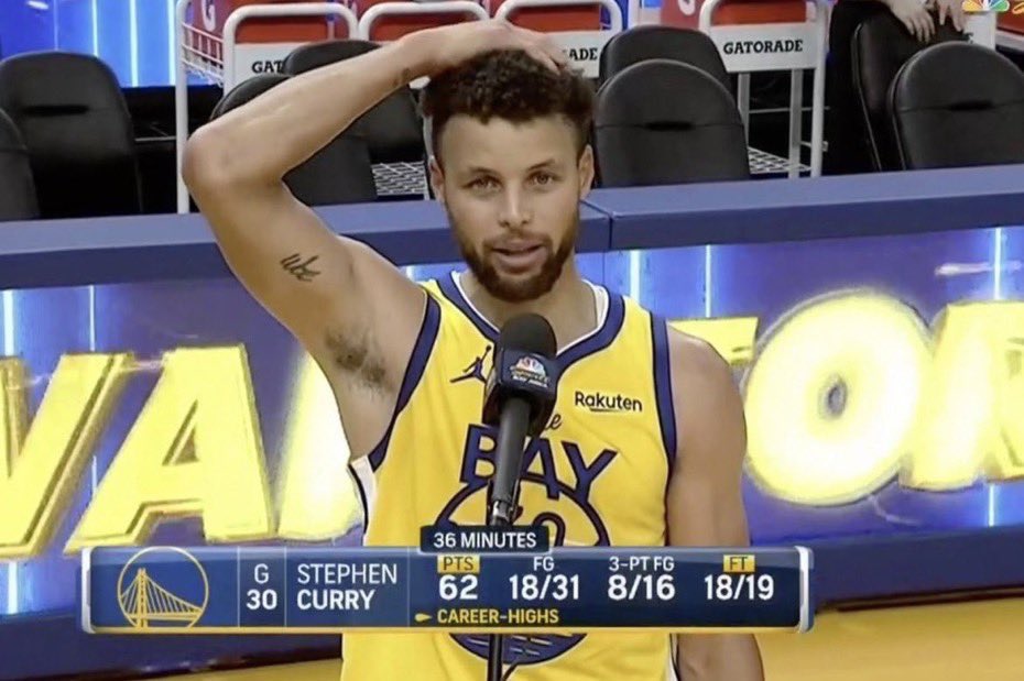 When Steph dropped 62 on the Blazers the DAY after Dame was talking shit about him 😭