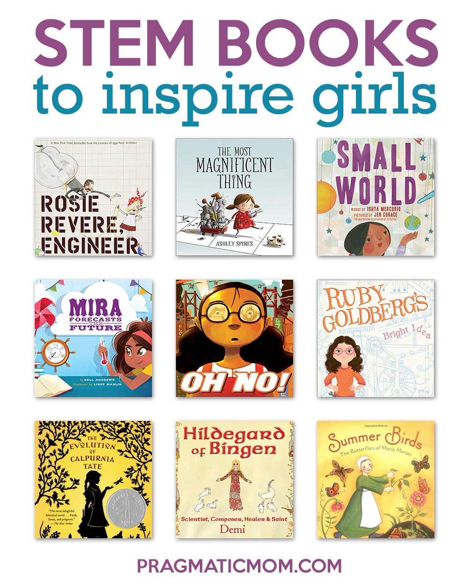 pragmaticmom's tweet image. Newly Updated! 65 STEM Children's Books About Women to Inspire Girls buff.ly/7aOsP7R via @pragmaticmom #ReadYourWorld #STEM #WomenInSTEM #WomensHistoryMonth #KidLit