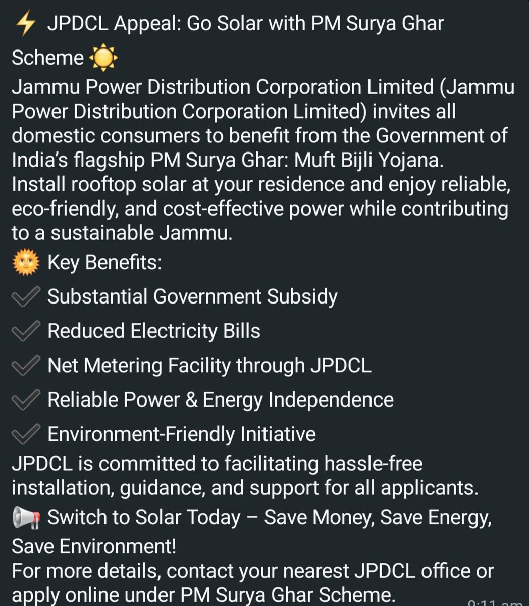 IT&C Division, JPDCL; J&K PDD, Jammu tweet media