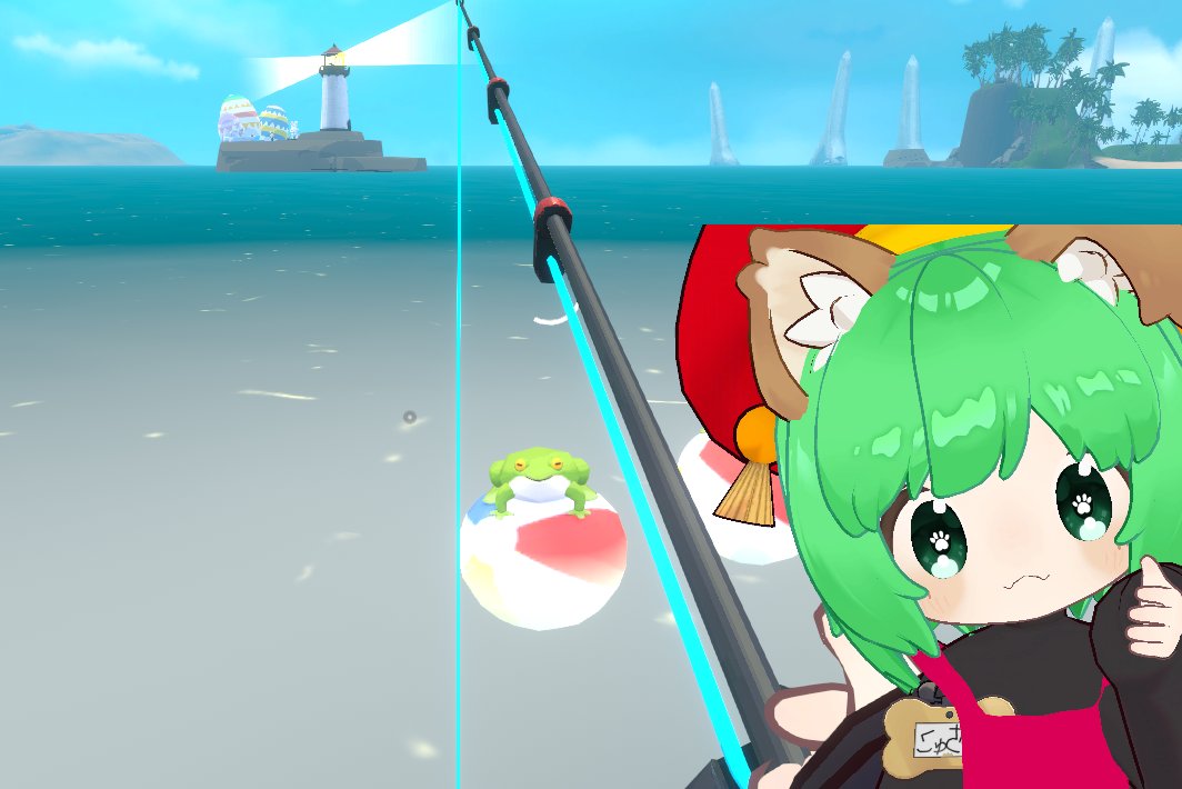 icyuko123's tweet photo. 結局FISHにハマって一生懸命やってるｗｗｗｗ
#VRChat https://t.co/ng1UbkOozs