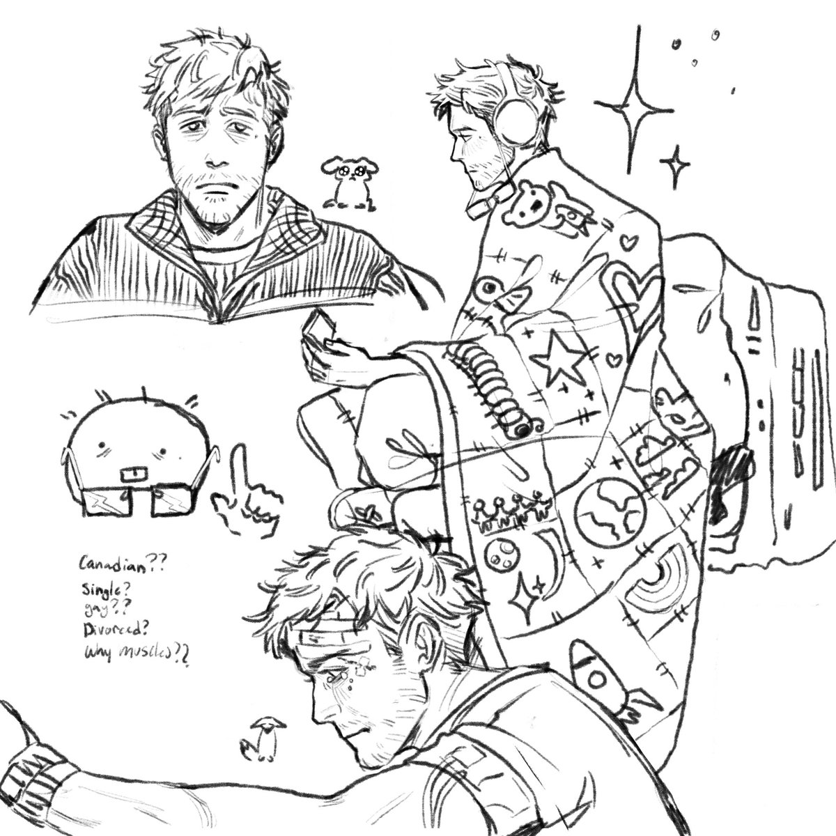 why is bro so cute????
#Rylandgrace #projecthailmary #fanart #doodle